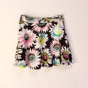 Girls' Pastel Floral Skater Skirt
